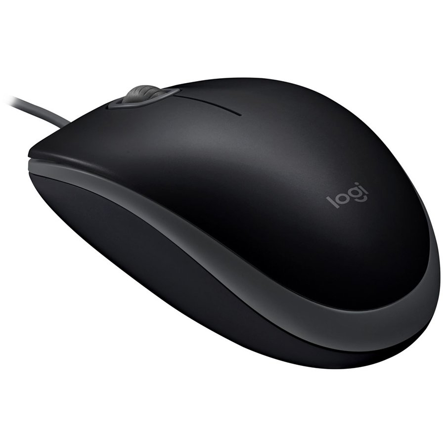 LOGITECH B110 Corded Mouse - SILENT - BLACK - USB - B2B [2]
