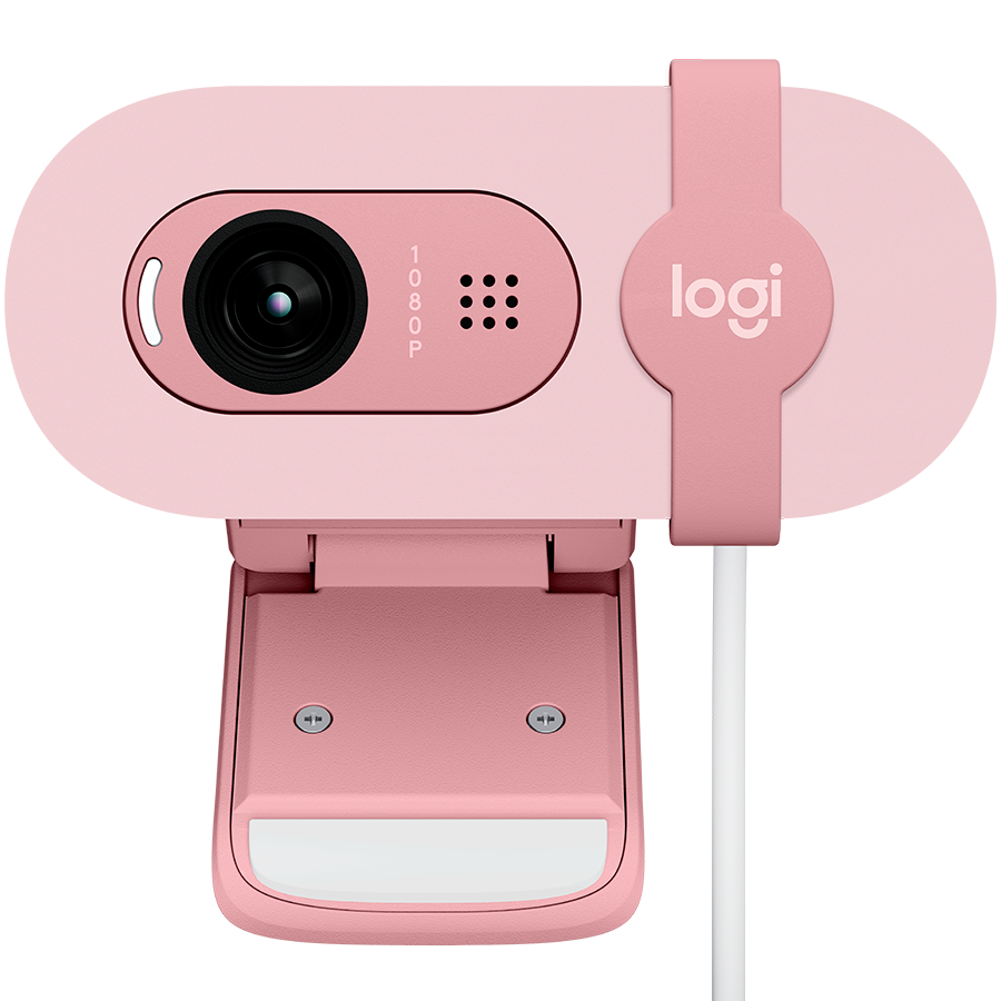 LOGITECH Brio 100 Full HD Webcam - ROSE - USB [1]