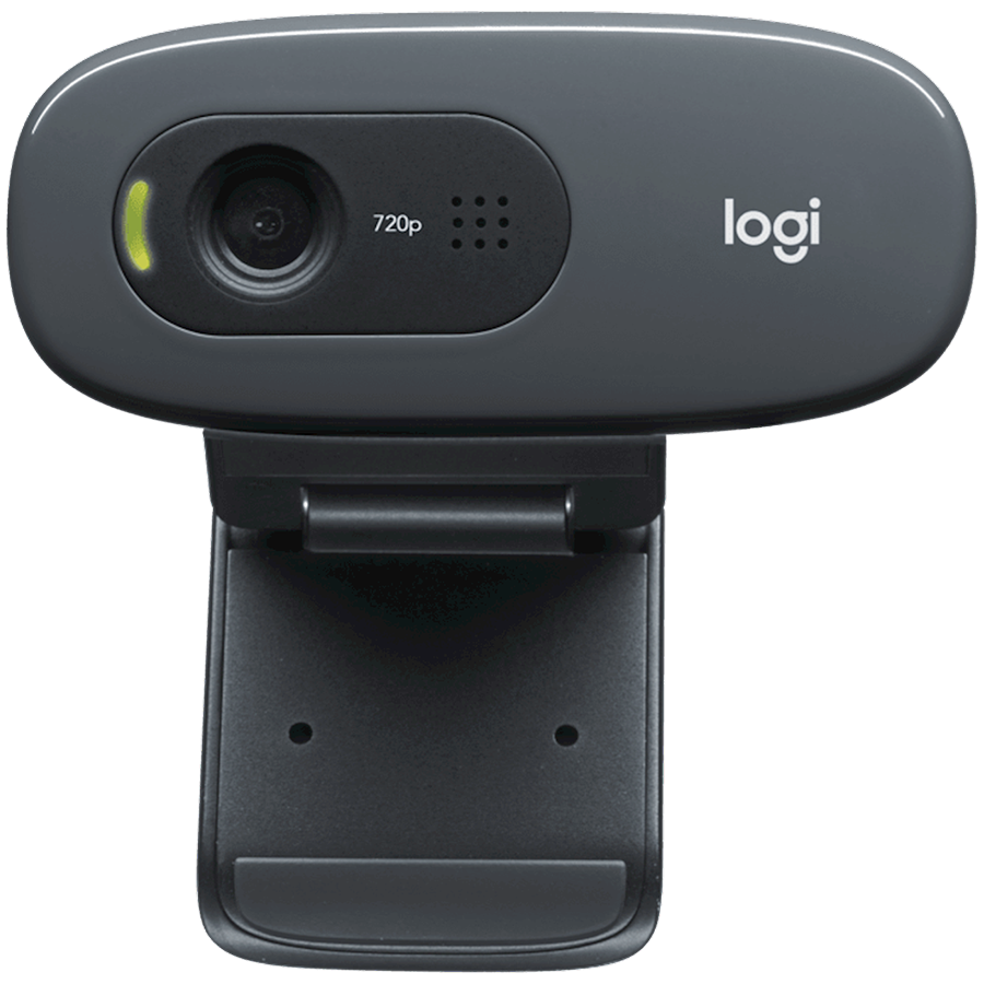 LOGITECH C270 HD Webcam - BLACK - USB [1]
