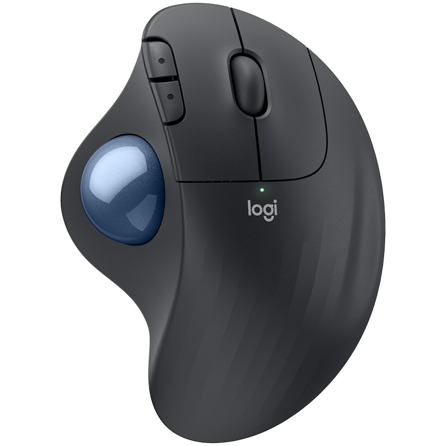 LOGITECH ERGO M575S Wireless Trackball - GRAPHITE+BLUE BALL - BT - EMEA28-935 [1]