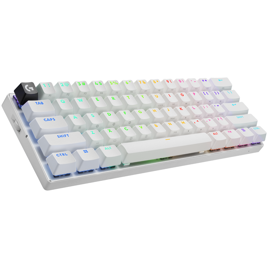 LOGITECH G PRO X 60 LIGHTSPEED Wireless Gaming Keyboard (Tactile) - WHITE - US INT'L - 2.4GHZ/BT - EMEA28-935 - TACTILE SWITCH [2]