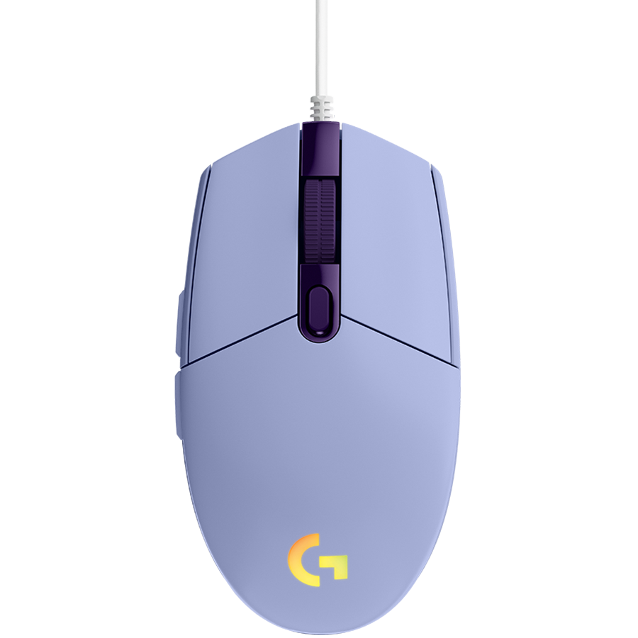 LOGITECH G102 LIGHTSYNC Corded Gaming Mouse - LILAC - USB - EER [1]