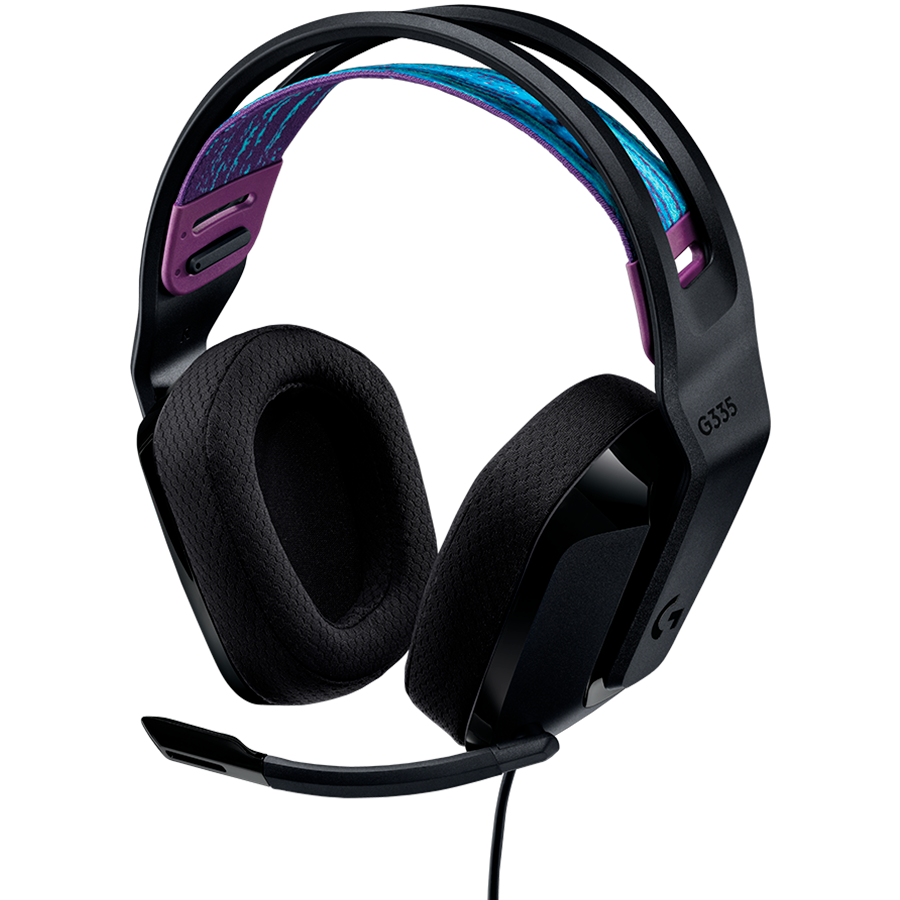 LOGITECH G335 Wired Gaming Headset - BLACK - 3.5 MM [1]