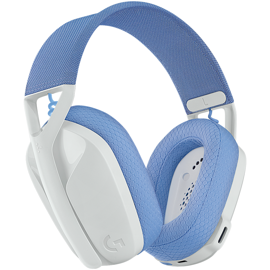 LOGITECH G435 LIGHTSPEED Wireless Gaming Headset - WHITE [5]