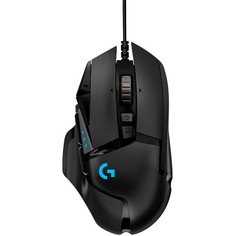 LOGITECH G502 Corded Gaming Mouse - HERO - BLACK - USB - EER2 [1]