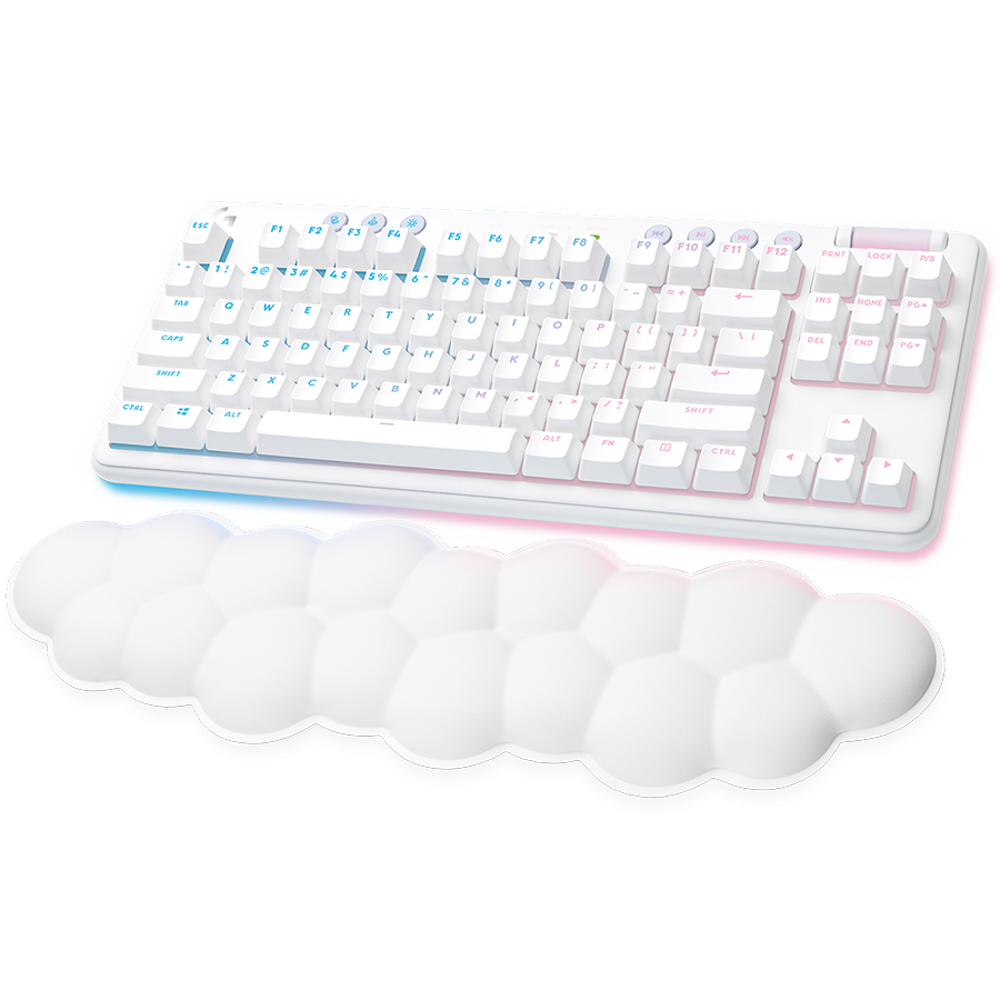 LOGITECH G715 TKL LIGHTSPEED RGB Wireless Gaming Keyboard - OFF WHITE - US INT'L - TACTILE [1]