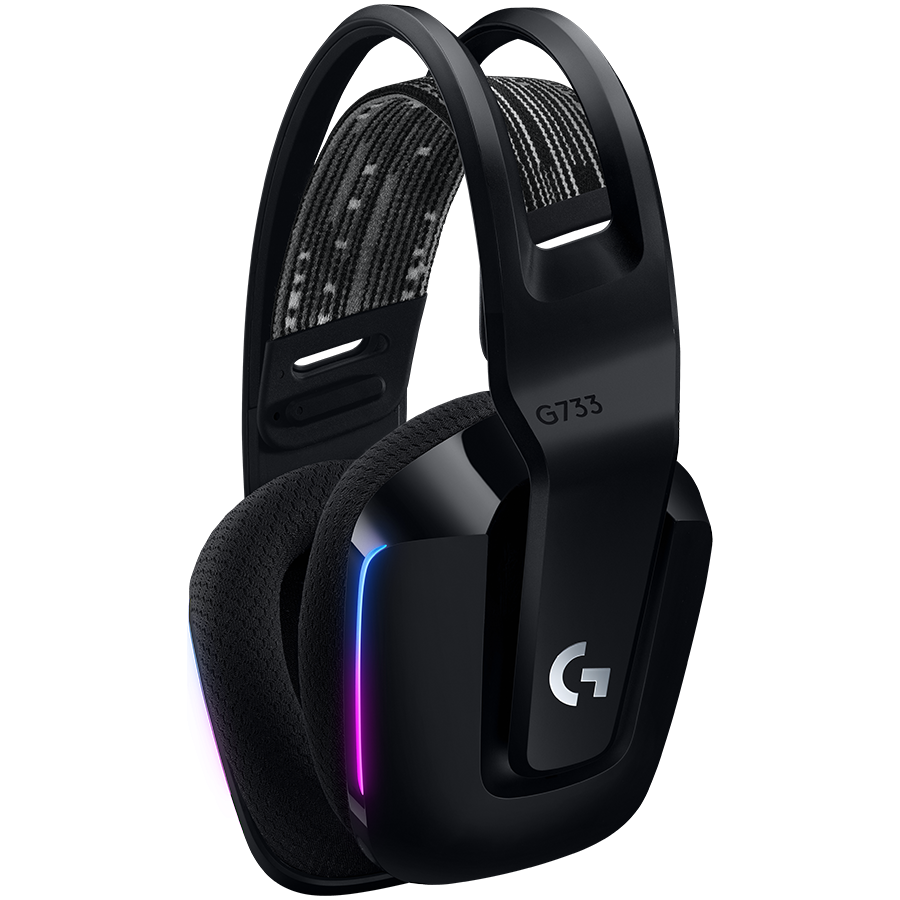 LOGITECH G733 LIGHTSPEED Wireless RGB Gaming Headset - BLACK [2]
