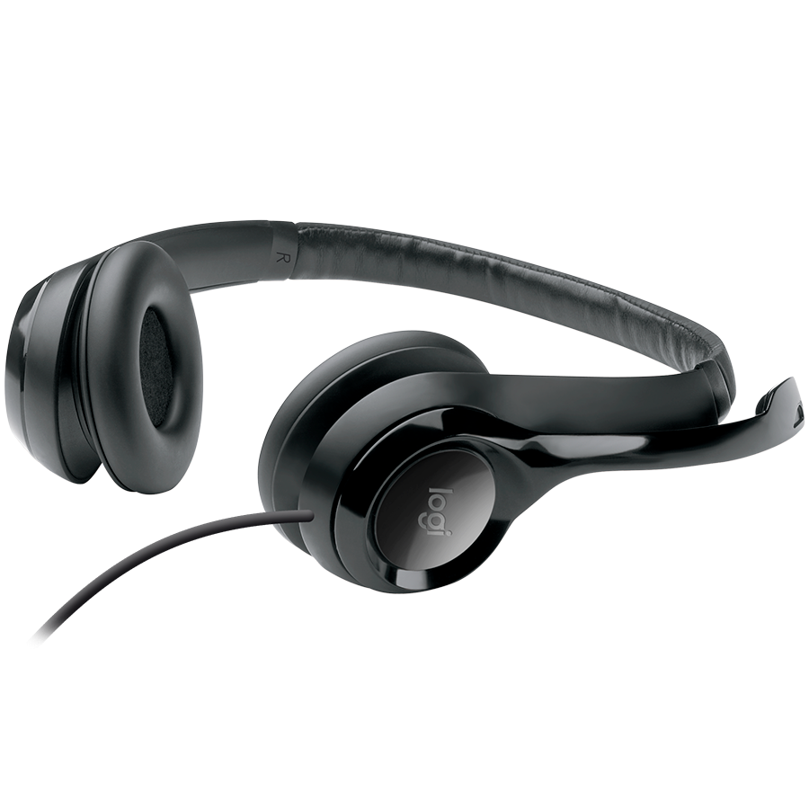 LOGITECH H390 Corded Headset - BLACK - USB [4]
