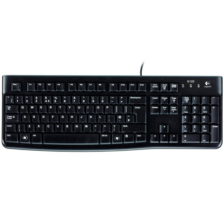 LOGITECH Corded Keyboard K120 - EER - US International layout [2]