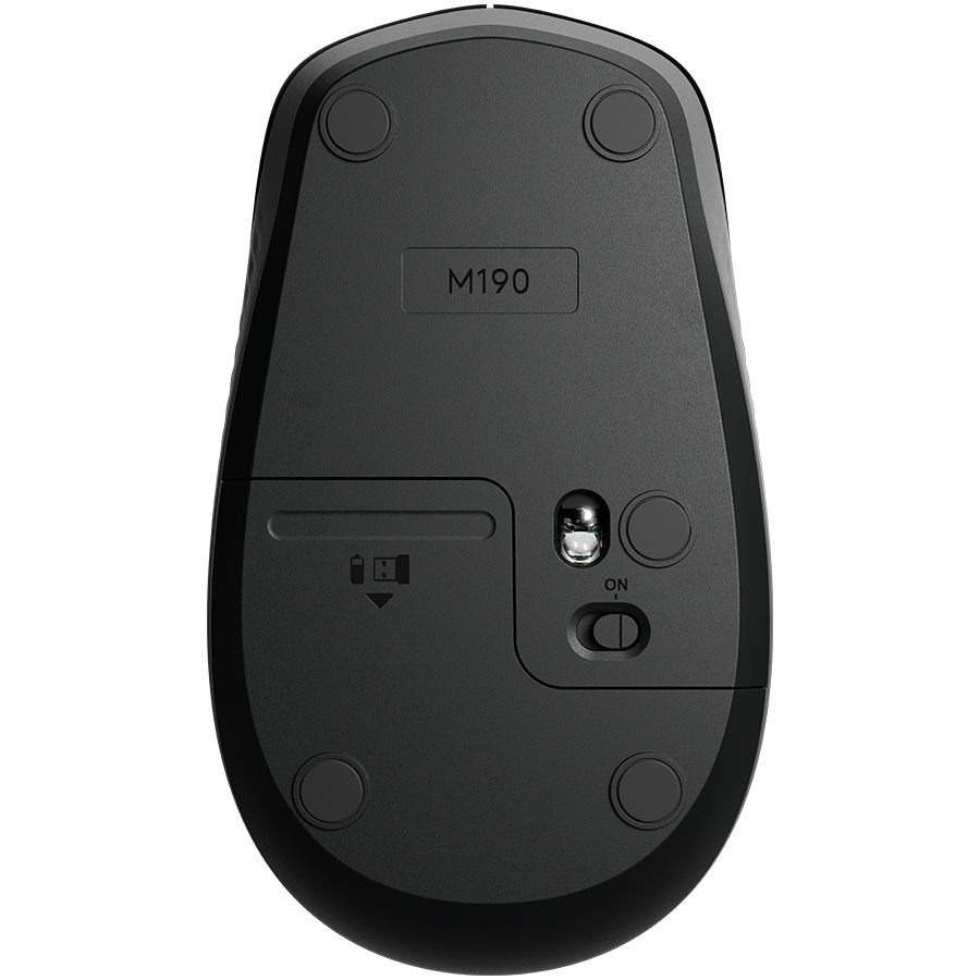 LOGITECH M190 Wireless Mouse - CHARCOAL [3]