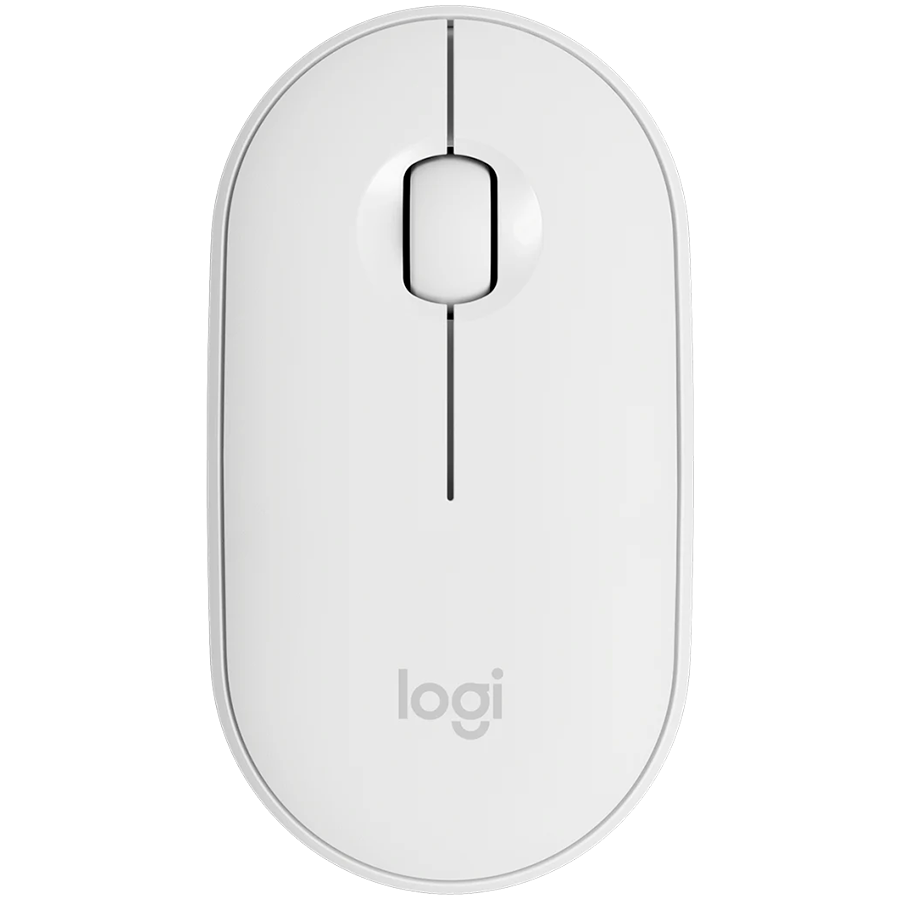 LOGITECH M350S Pebble 2 Bluetooth Mouse - TONAL WHITE - DONGLELESS [1]