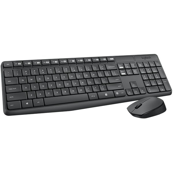 LOGITECH MK235 Wireless Combo - GREY - US INT'L [2]
