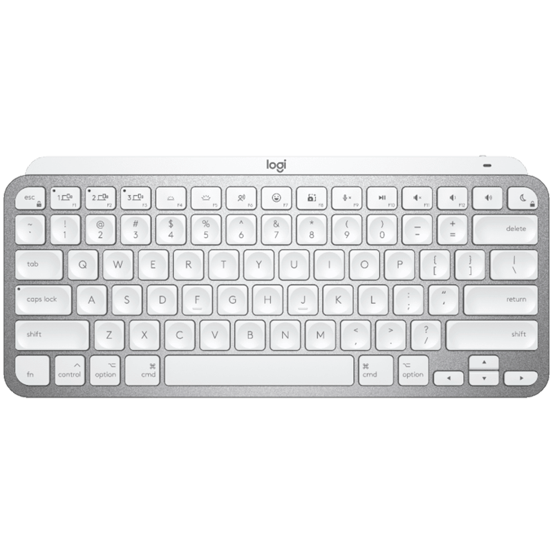 LOGITECH MX Keys Mini For MAC Bluetooth Illuminated Keyboard - PALE GREY - US INT'L [1]