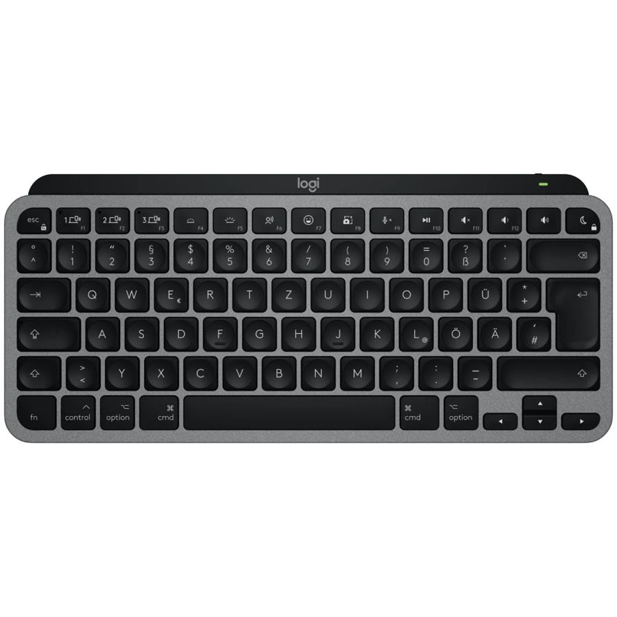 LOGITECH MX Keys Mini For Mac Minimalist Wireless Illuminated Keyboard - SPACE GREY - US INT'L - BT - EMEA28-935 [1]