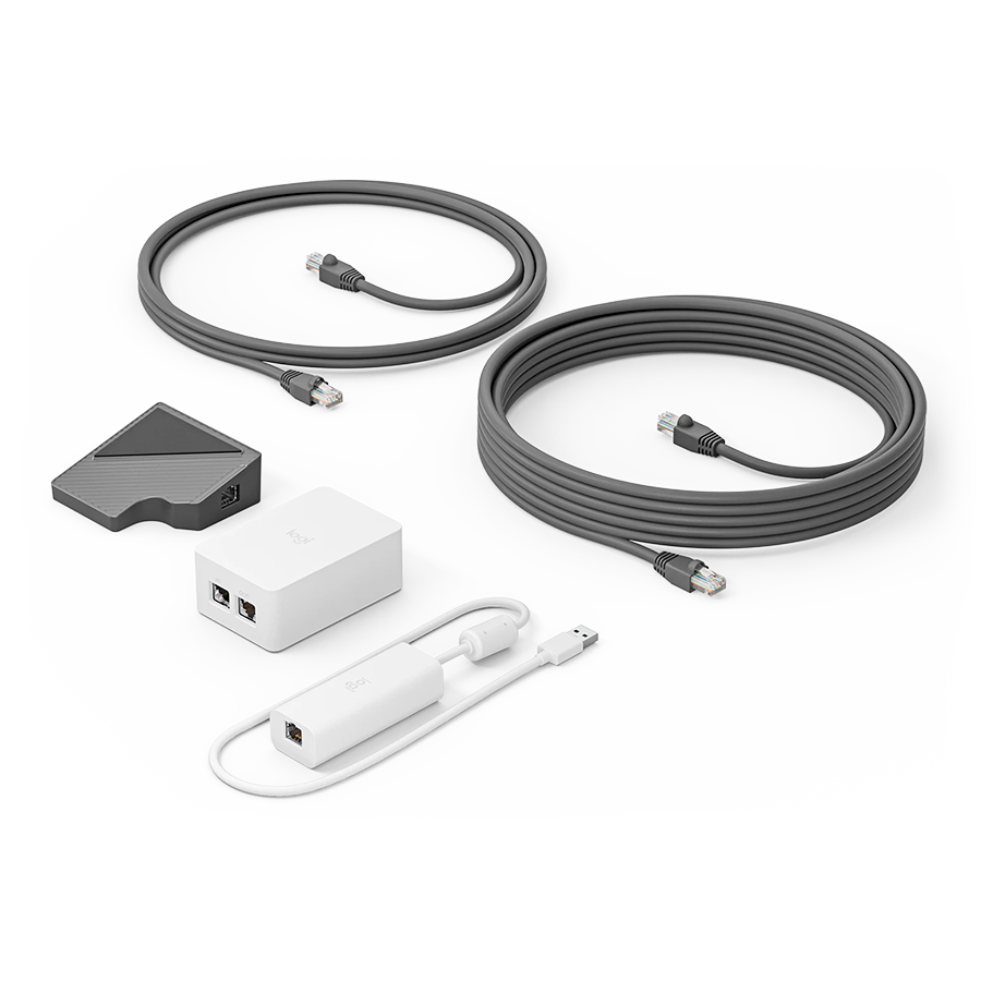 LOGITECH PoE Injector with plug set - OFF WHITE - OTHER - WW - POE INJECTOR W/ PLUG SET [1]