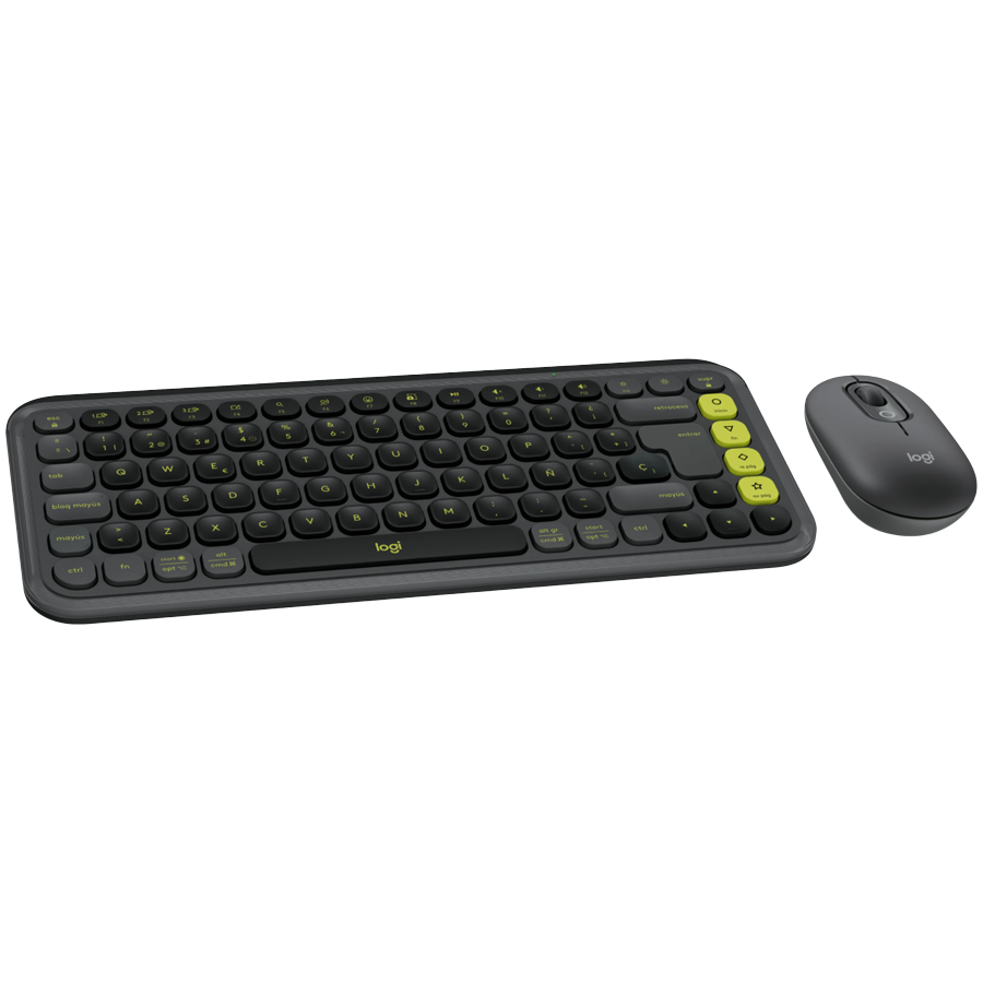 LOGITECH POP ICON COMBO - GRAPHITE - US INT'L - BT - INTNL-973 [2]