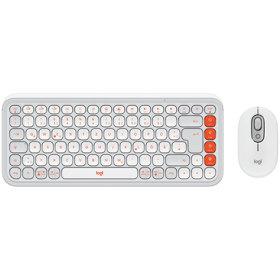 LOGITECH POP ICON COMBO - OFF WHITE - US INT'L - BT - INTNL-973 [1]