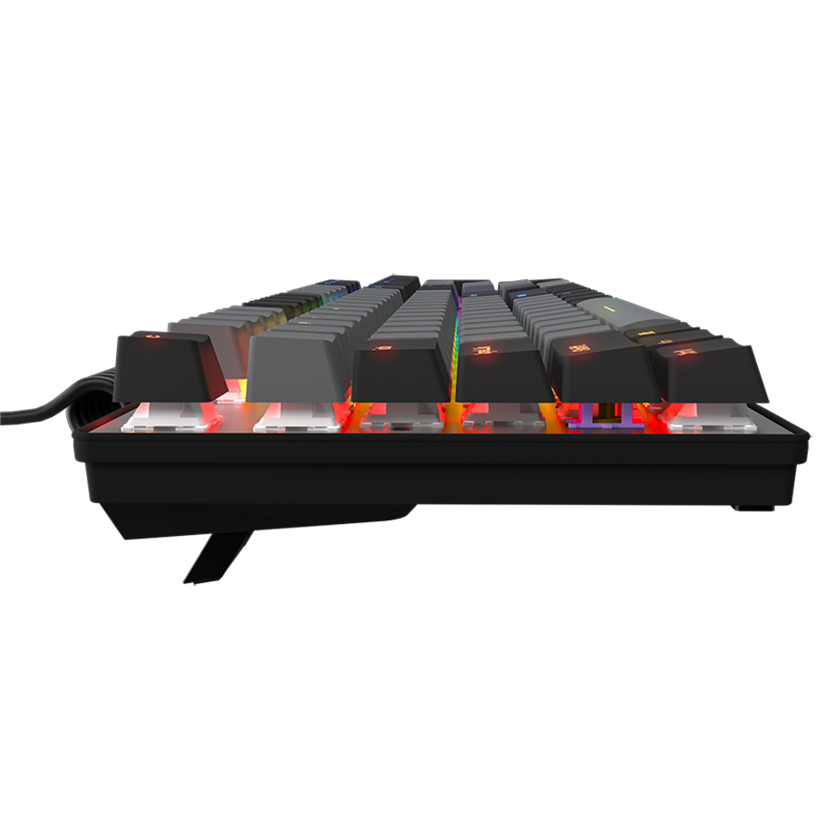 LORGAR Azar 514, Wired mechanical gaming keyboard, RGB backlight, 1680000 colour variations, 18 modes, keys number: 104, 50M clicks, linear dream switches, spring cable up to 3.4m, ABS plastic+metal,  [5]