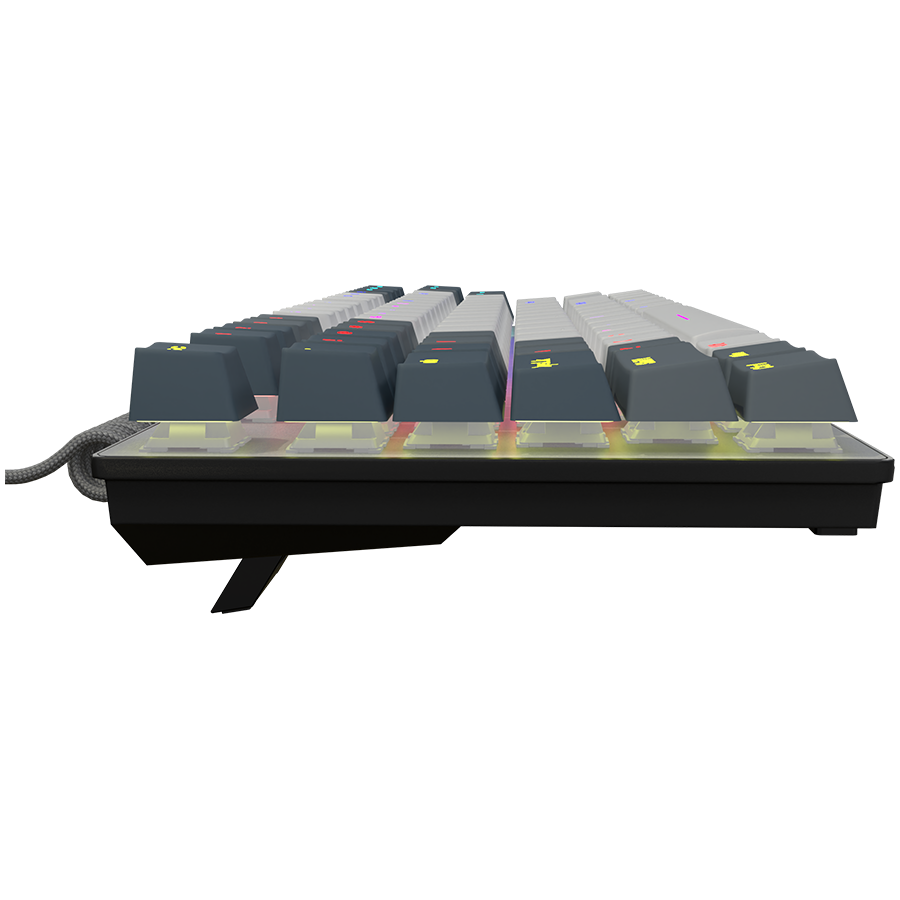 LORGAR Azar 514TKL, Wired RGB mechanical gaming keyboard, white, EN layout [5]