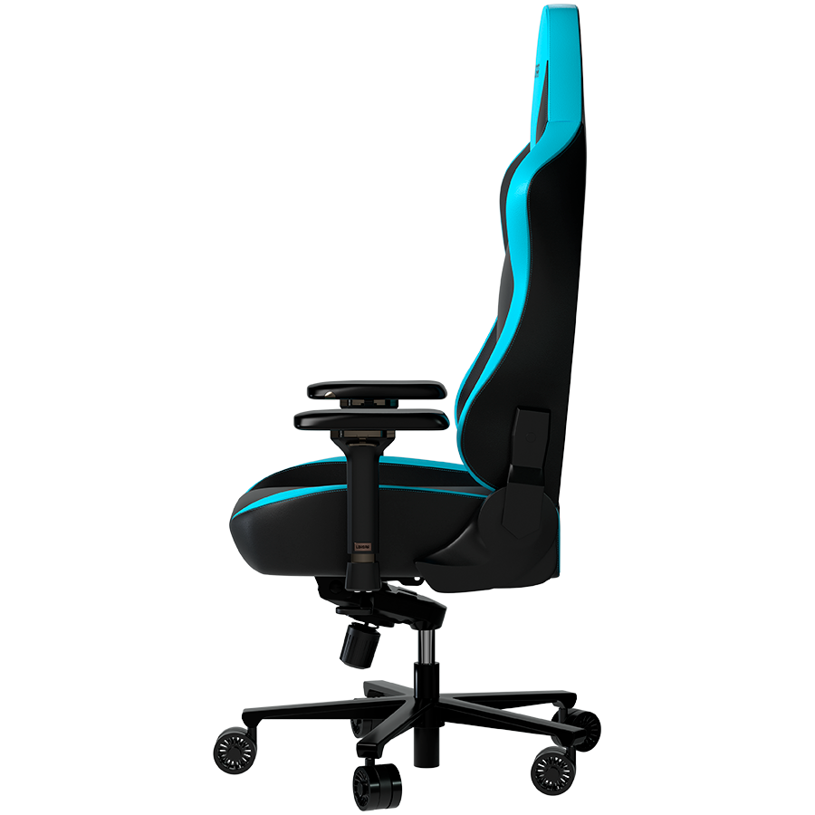 LORGAR Base 311, Gaming chair, PU eco-leather, 1.8 mm metal frame, multiblock mechanism, 4D armrests, 5 Star aluminium base, Class-4 gas lift, 75mm PU casters, Black + blue [5]