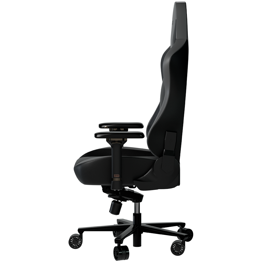 LORGAR Base 311, Gaming chair, PU eco-leather, 1.8 mm metal frame, multiblock mechanism, 4D armrests, 5 Star aluminium base, Class-4 gas lift, 75mm PU casters, Black + grey [5]
