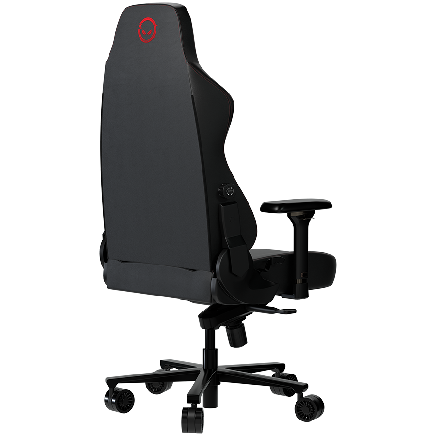 LORGAR Embrace 533, Gaming chair, PU eco-leather, 1.8 mm metal frame, multiblock mechanism, 4D armrests, 5 Star aluminium base, Class-4 gas lift, 75mm PU casters, Black [6]