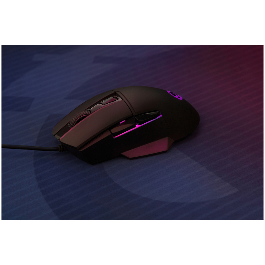 LORGAR Jetter 357, gaming mouse, Optical Gaming Mouse with 6 programmable buttons, Pixart ATG4090 sensor, DPI can be up to 8000, 30 million times key life, 1.8m PVC USB cable, Matt UV coating and RGB  [6]