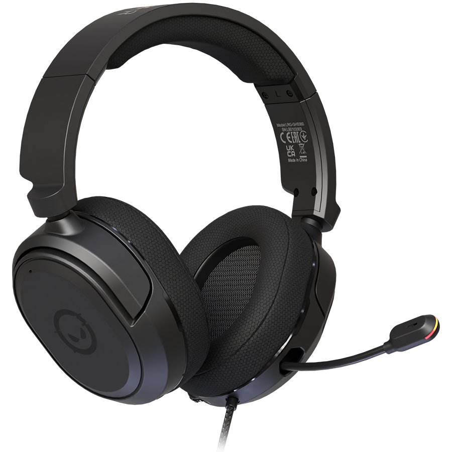 LORGAR Kaya 360, USB Gaming headset with microphone, CM108B, Plug&Play, USB-A connection cable 2m, fabric ear pads, size: 192*184.7*88mm, 0.314kg, black [1]