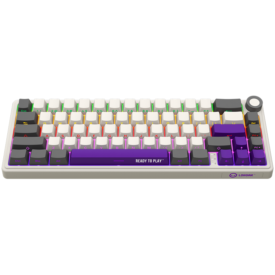 LORGAR KBP70MW, Wireless 65% Mechanical Gaming Keyboard Pro, Beige, EN layout [3]