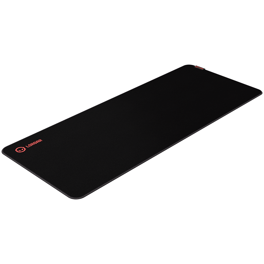 Lorgar Main 329, Gaming mouse pad, Precise control surface, Red anti-slip rubber base, size: 900mm x 360mm x 3mm, weight 0.635kg [3]