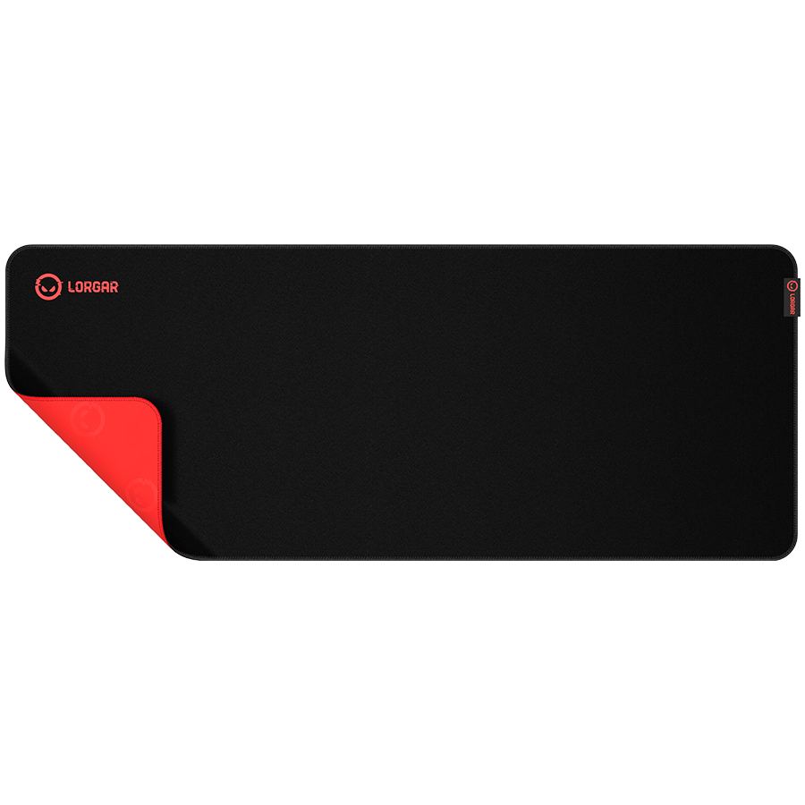Lorgar Main 329, Gaming mouse pad, Precise control surface, Red anti-slip rubber base, size: 900mm x 360mm x 3mm, weight 0.635kg [2]
