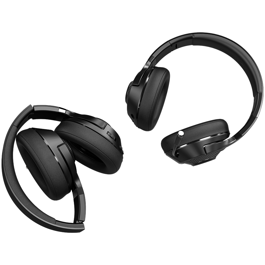 LORGAR Noah 500, Wireless Gaming headset with microphone, JL7006, BT 5.3, battery life up to 58 h (1000mAh), USB (C) charging cable (0.8m), 3.5 mm AUX cable (1.5m), size: 195*185*80mm, 0.24kg, black [4]