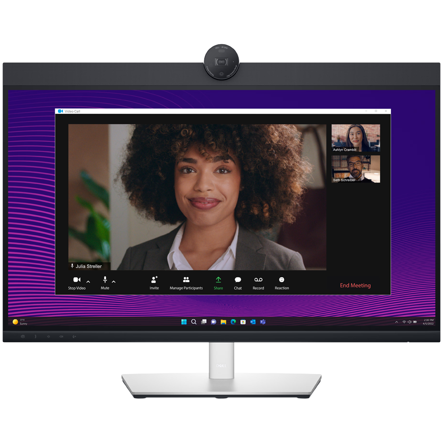 Monitor LED Dell P2724DEB Video Conferencing 27", 2560x1440, QHD, IPS Antiglare, 16:9, 1000:1, 350 cd/m2, 8ms/5ms, 178/178, 2xDP, HDMI, 2xUSB-C (DP/PD), USB-B, 3xUSB-A, RJ-45, Audio line out, 2x5W Spe [1]