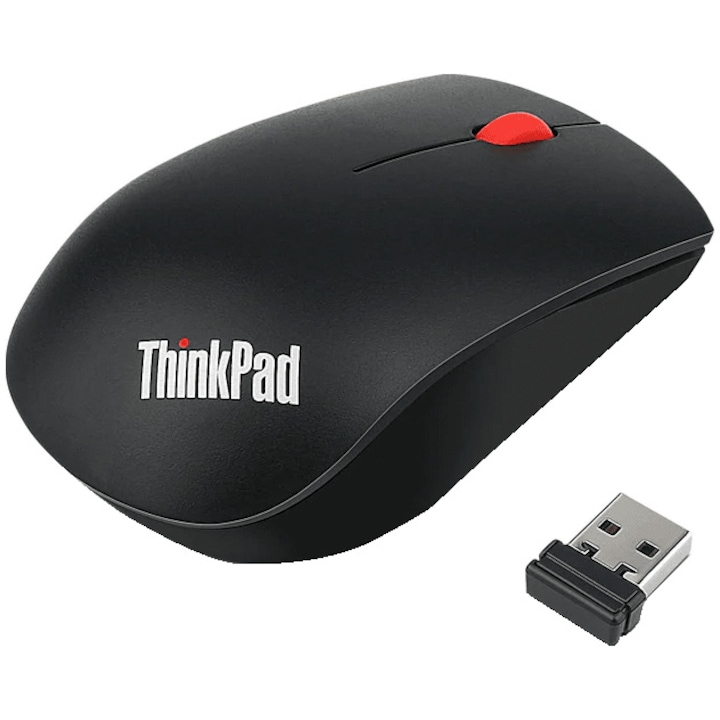 Mouse wireless Lenovo ThinkPad Essential, Negru [3]