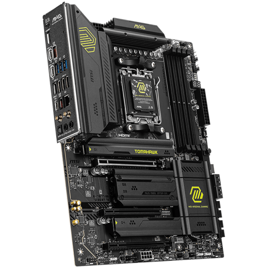 MSI MAG X870E TOMAHAWK WIFI, ATX, Socket AM5, 4x DDR5 Dual Channel DDR5 up to 8400(OC)MHz, 3x PCIe 3.0 x16 slot, 4x M.2 slot, 4x USB 2.0, 3x USB 5Gbps, 2x USB 10Gbps, 1x 10Gbps Type-C, 2x 40Gbps Type- [2]