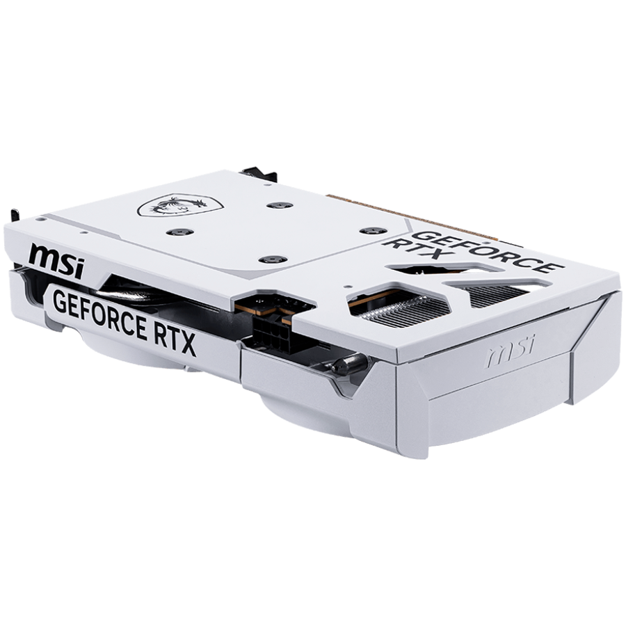 Placă video MSI NVIDIA GeForce RTX 5060 8G VENTUS 2X OC WHITE, 8GB GDDR7, 128-bit, 2535 MHz Boost, 3840 CUDA Cores, PCIe 5.0 (x8), 3x DP 2.1b, HDMI 2.1b, RAY TRACING, Ventilator dublu, TDP 145W, Alime [3]