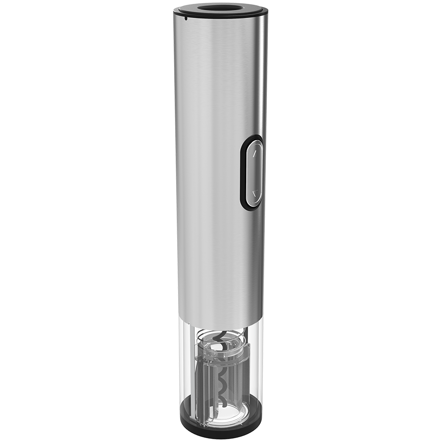 Prestigio Garda, smart wine opener, simple operation with 2 buttons, aerator, vacuum stopper preserver, foil cutter, opens up to 50 bottles wihout recharging, premium design, 500mAh battery, Dimension [3]