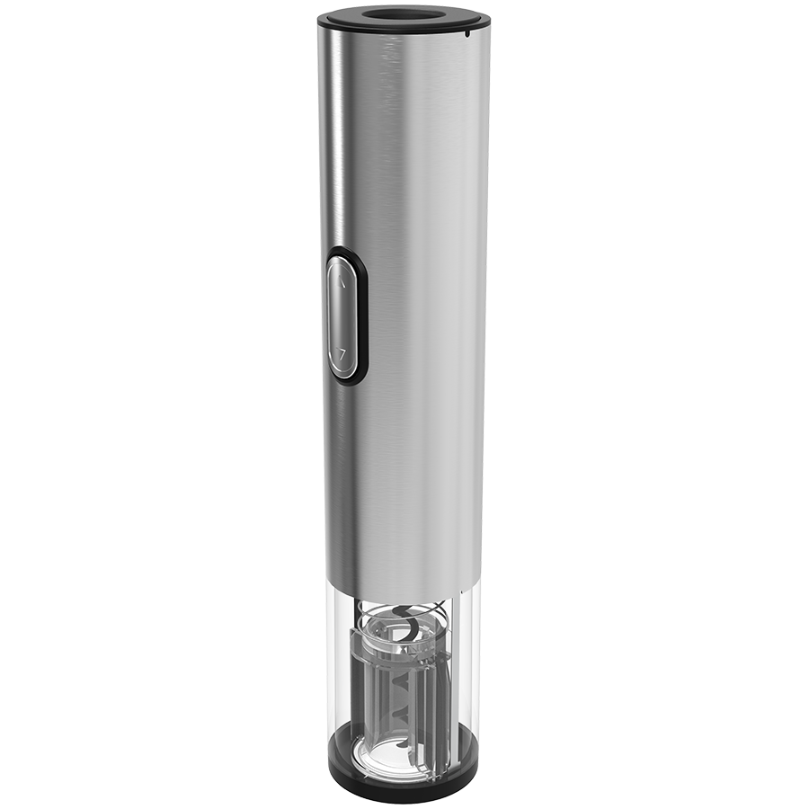 Prestigio Garda, smart wine opener, simple operation with 2 buttons, aerator, vacuum stopper preserver, foil cutter, opens up to 50 bottles wihout recharging, premium design, 500mAh battery, Dimension [4]