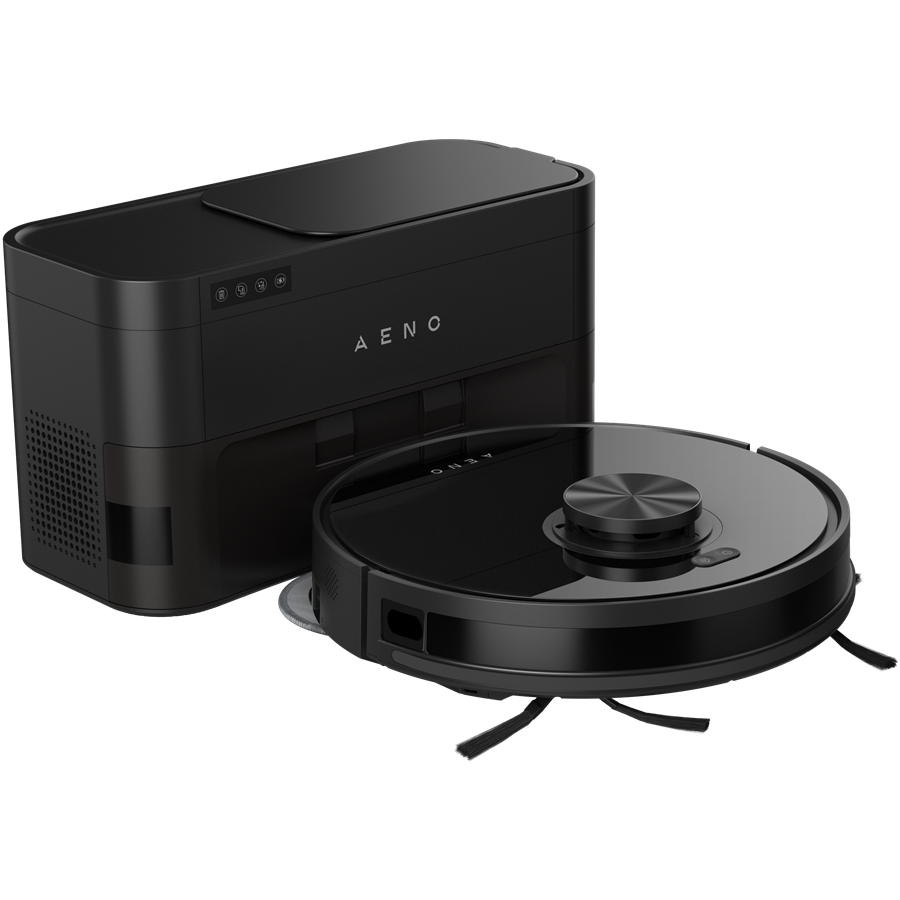 Robot Cleaner w/Dust Collector, black, 2in1 and dust tank, 4000pa, 3200mAh battery [4]