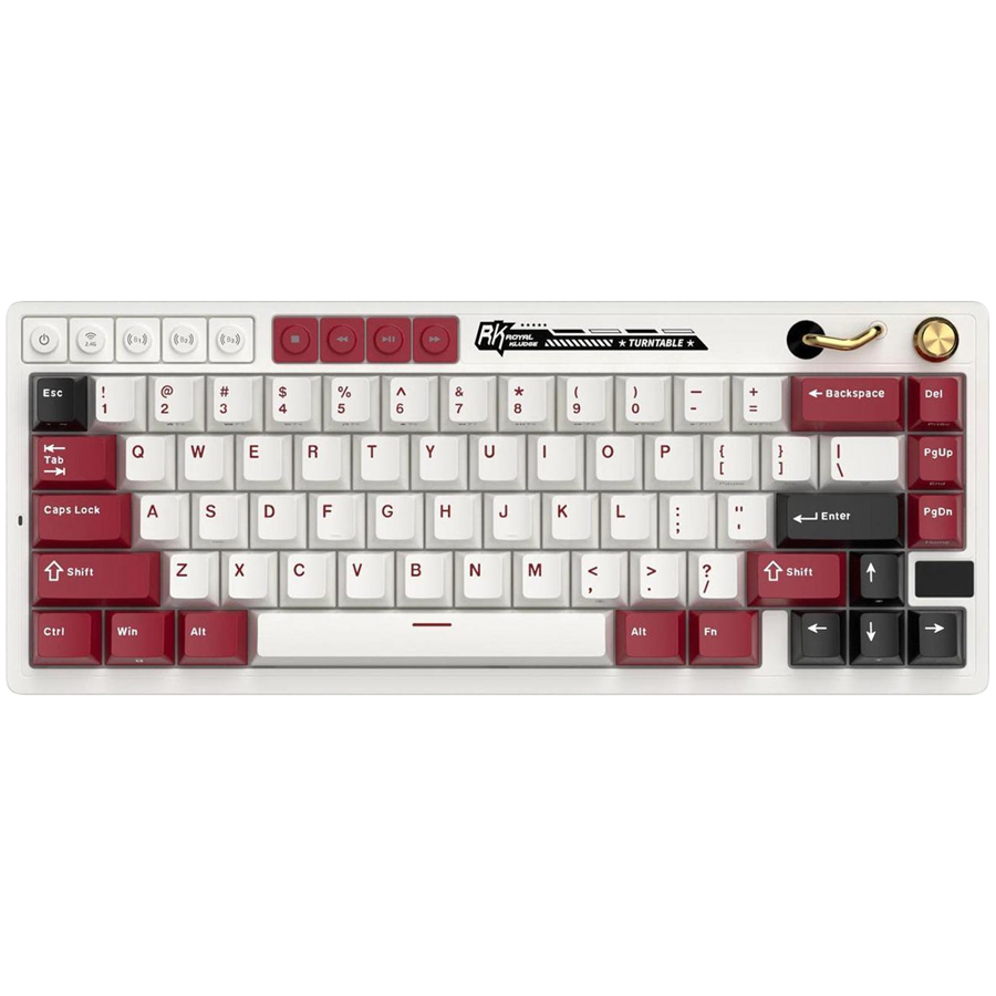 ROYAL KLUDGE RK M65 Famicom Gaming Keyboard Cream switch [1]