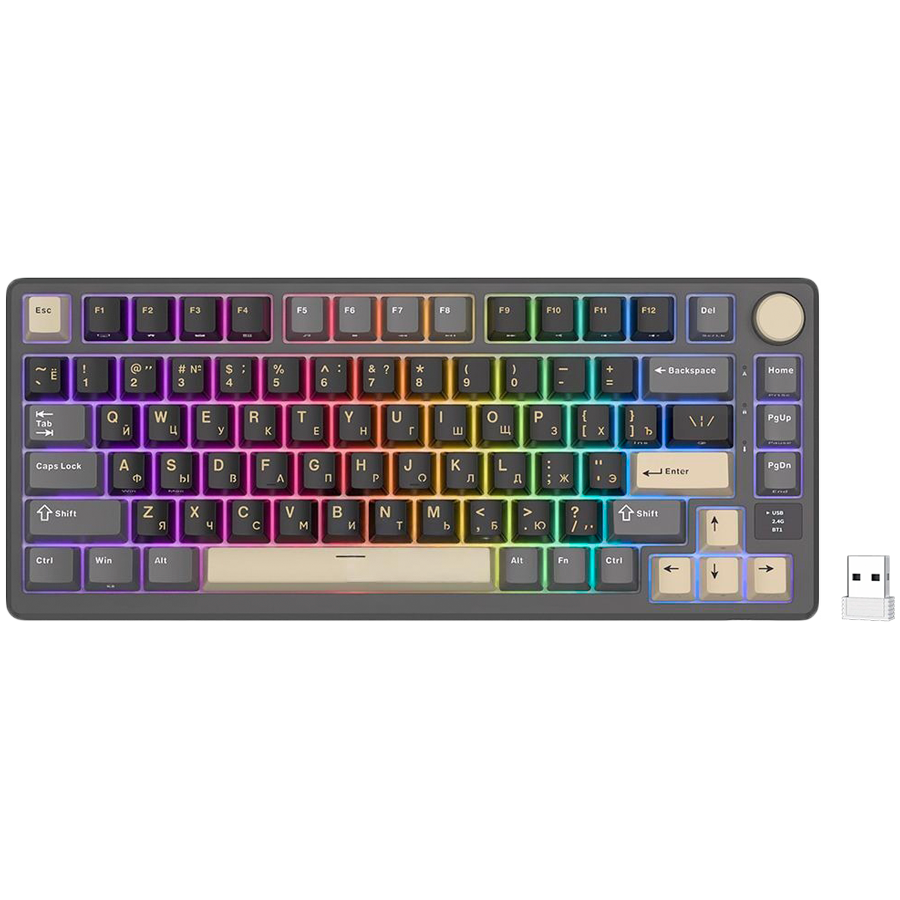 ROYAL KLUDGE RK-M75 Phantom Gaming Keyboard K Silver switch [1]