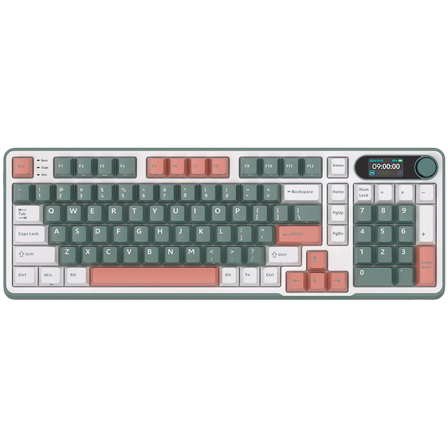 ROYAL KLUDGE RK-S98 Camping Green Gaming Keyboard Chartreuse switch [1]
