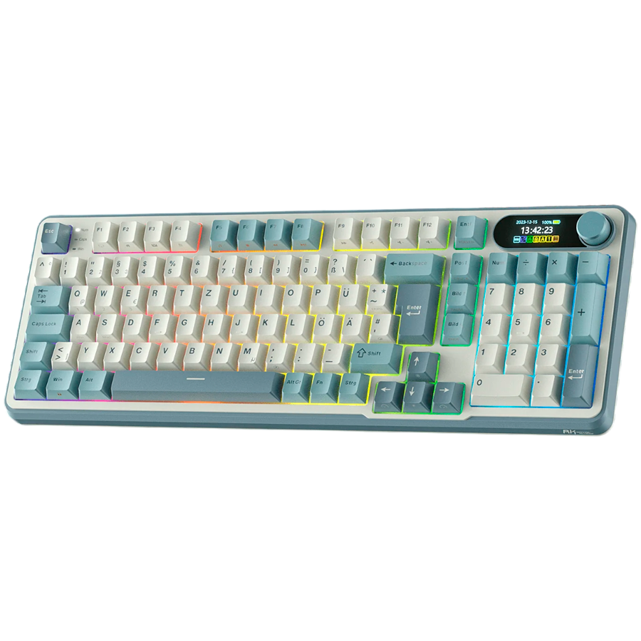 ROYAL KLUDGE RK-S98 Light Cloud Gaming Keyboard Brown switch [2]