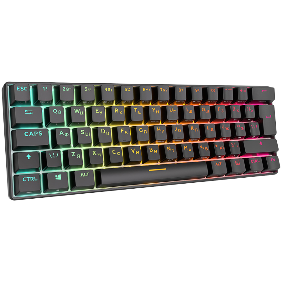 ROYAL KLUDGE RK61 Black Gaming Keyboard Red switch [2]