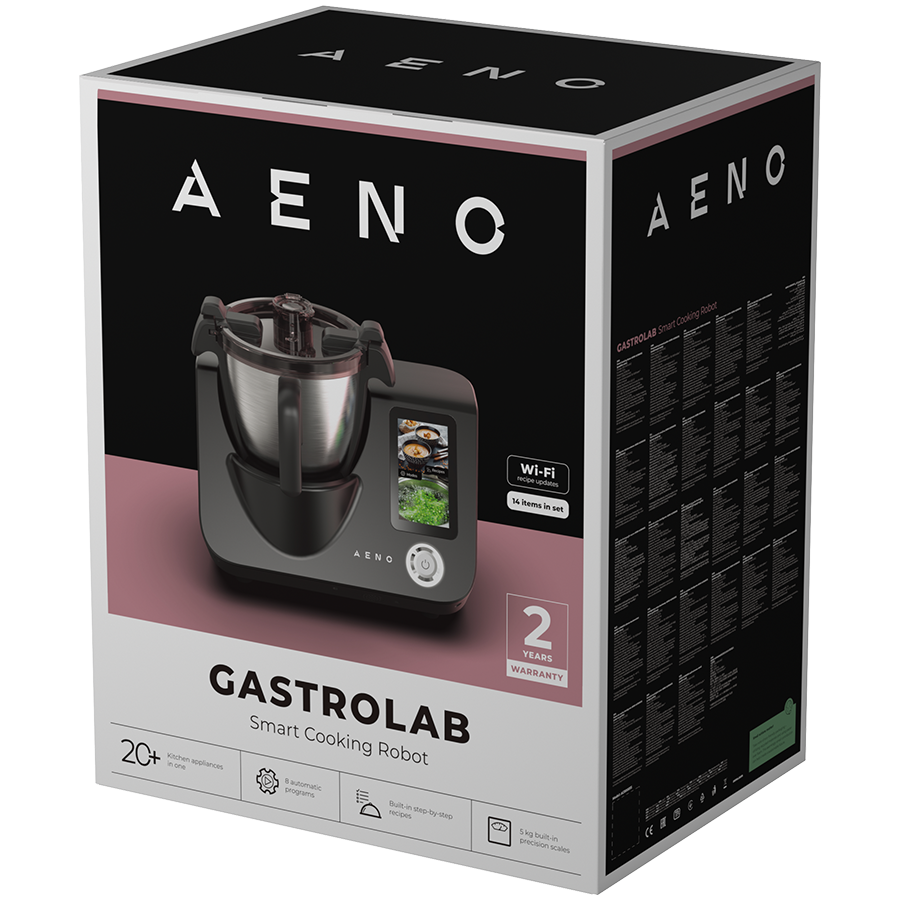 Smart Cooking Robot CR1S: bowl 3.5 L, 8 automatic program, 12 speeds, 1000 W (Heating Power), 600 W (Motor Power), Temperature range: 37-130°C, Built-in Kitchen Scale [2]