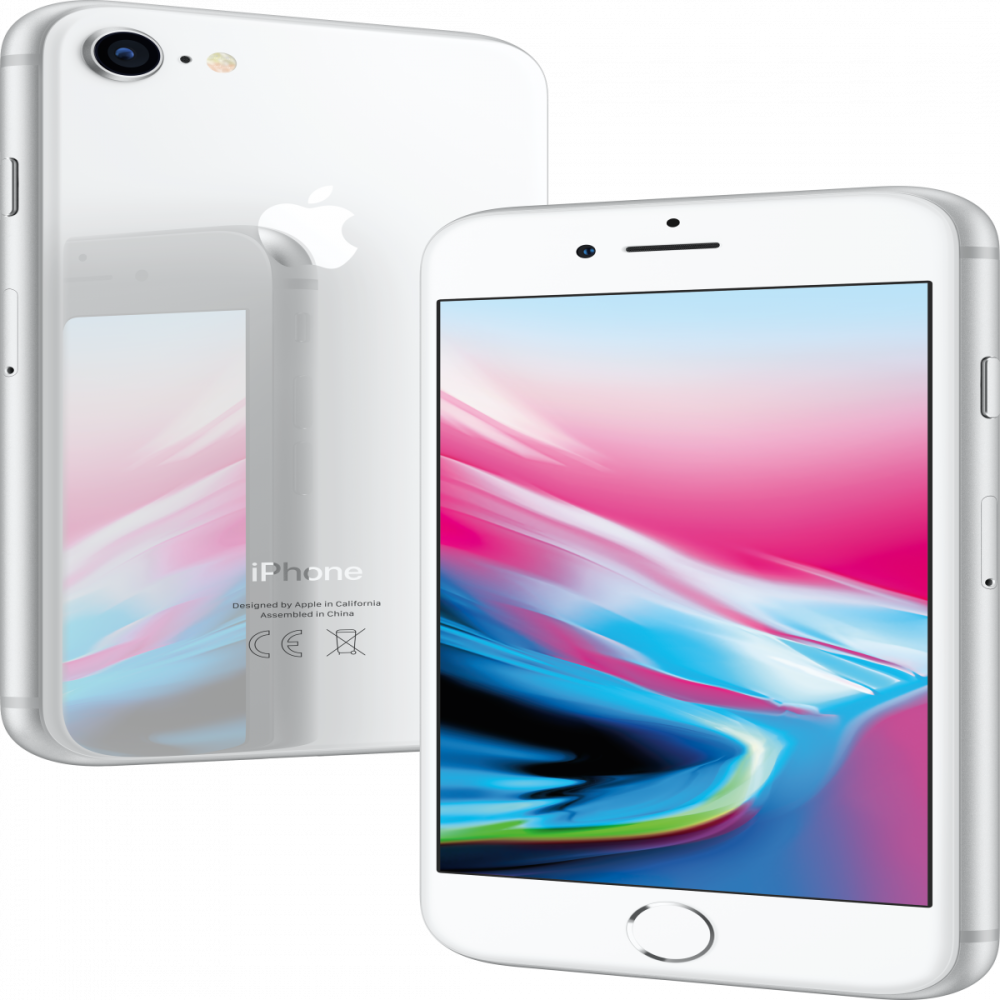 Smartphone APPLE iPhone 8 64GB Silver, Grade A+, Used [5]