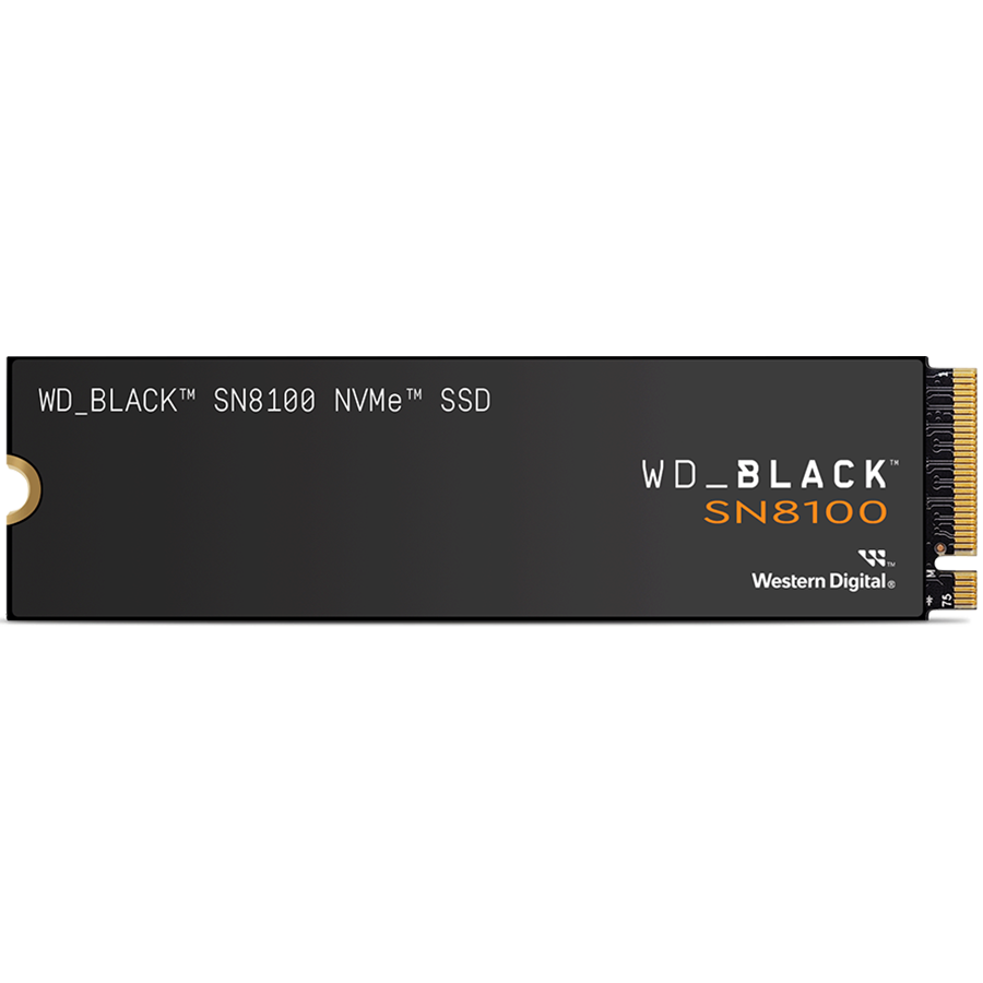 SSD WD Black SN8100 4TB M.2 2280 PCIe Gen5 x4 NVMe, Read/Write: 14900/14000 MBps, IOPS 2300K/2400K, TBW: 2400 [1]