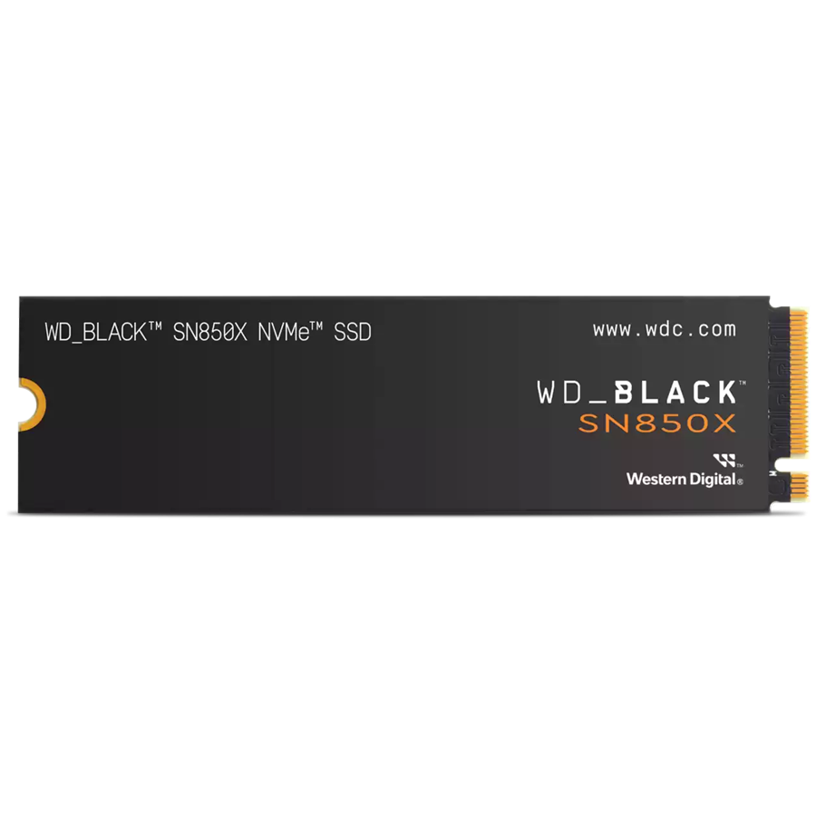 SSD WD Black SN850X HeatSink 4TB M.2 2280 PCIe Gen4 x4 NVMe, Read/Write: 7300/6600 MBps, IOPS 1200K/1100K, TBW: 2400 [1]