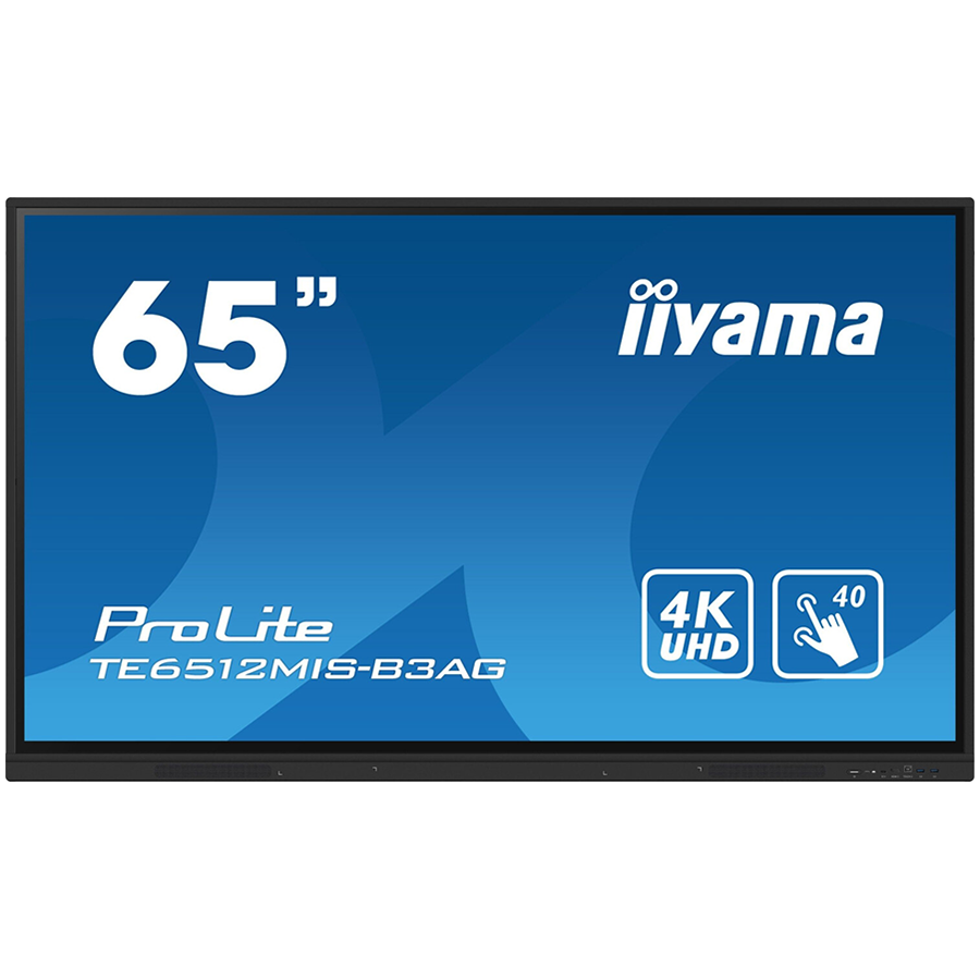 TE6512MIS-B3AG is an exceptional 4K UHD interactive display designed by iiyama to enhance collaboration, communication, and engagement. With key features like Zero Airgap LCD screen eliminating parall [1]