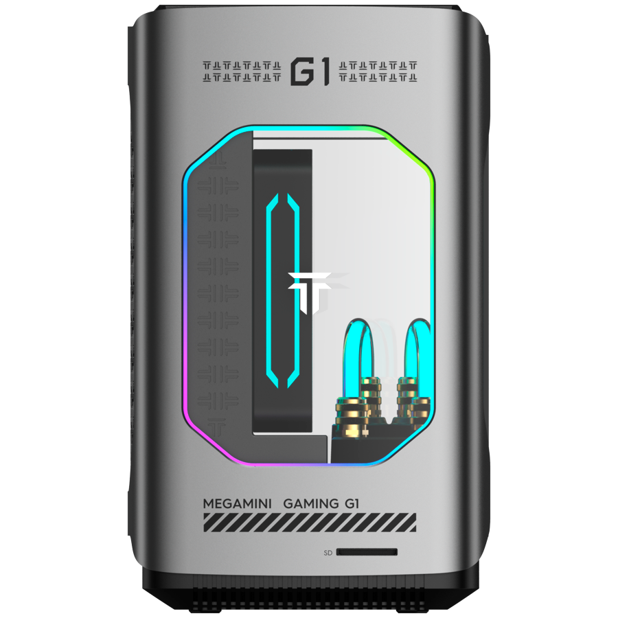 TECNO PC MEGAMINI GAMING G1 Intel i9-13900H DDR5 32Gb SSD 1Tb RTX4060 8Gb Răcire cu Lichid WiFi 6 BT 5.2 RJ45 2.5G 2xUSB 3.2 2xUSB 3.1 2xUSB2.0 1xThunderbolt 1xTypeC Full 2xHDMI 1xSD3.0 1xOculink 63Gb [3]